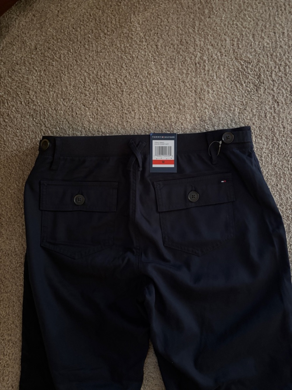 Tommy Hilfiger Women’s Navy Straight-Leg cropped pants nwt size M - Picture 5 of 6